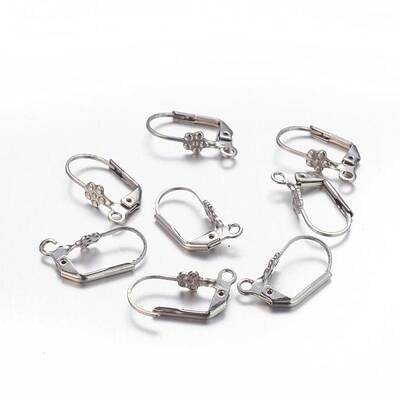 Tarnish Resistant 304 Stainless Steel Leverback Earring Findings