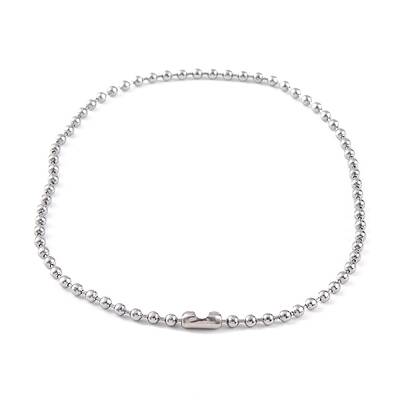 Non-Tarnish 304 Stainless Steel Ball Chain Necklaces for Women