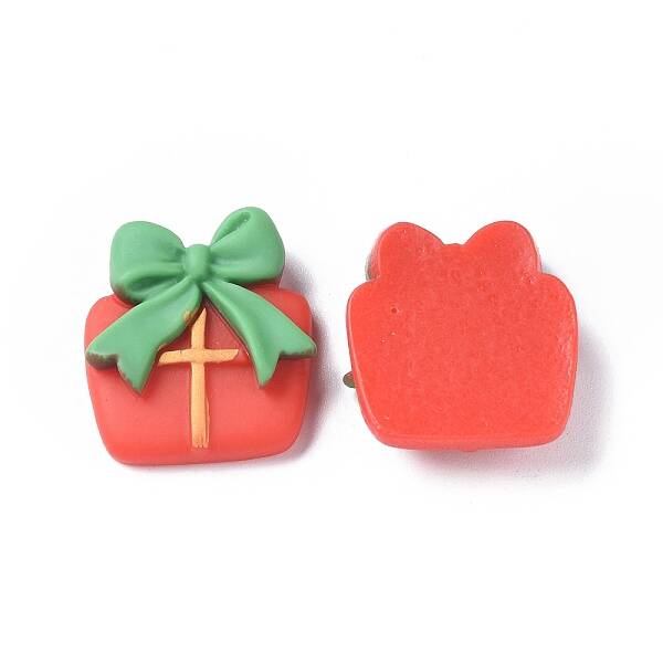 Christmas Theme Opaque Resin Cabochons