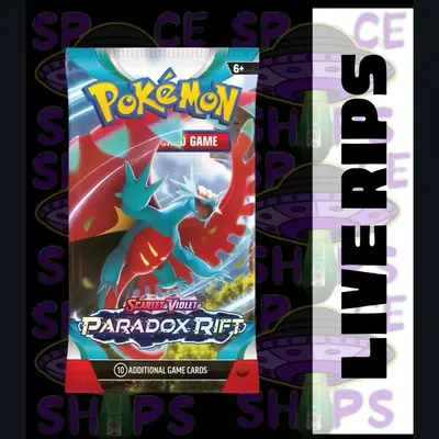 Paradox Rift Pokemon Booster Packs & Boxes - Trading Card Game