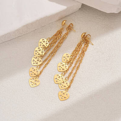 Vintage Chic Tassel Stud Earrings