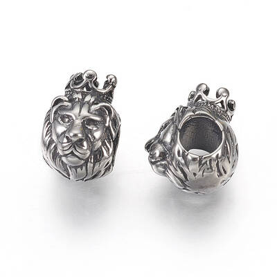316 Surgical Stainless Steel European Beads