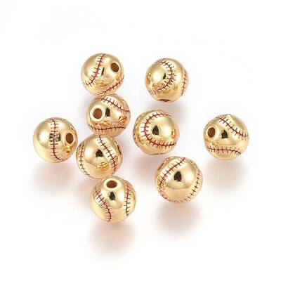 Brass Enamel Beads