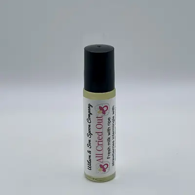 All Cried Out Body Oil - Sweet and Savory Scent with Strawberry and Caramel Notes Ingredients Fragrance
