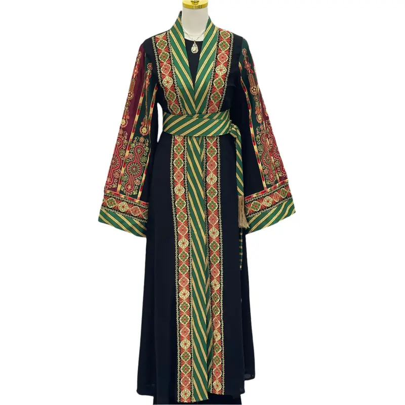 Narmeen Embroidered Kashmir Open Abaya