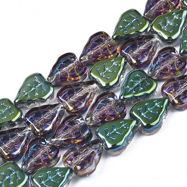 Electroplate Glass Beads Strands