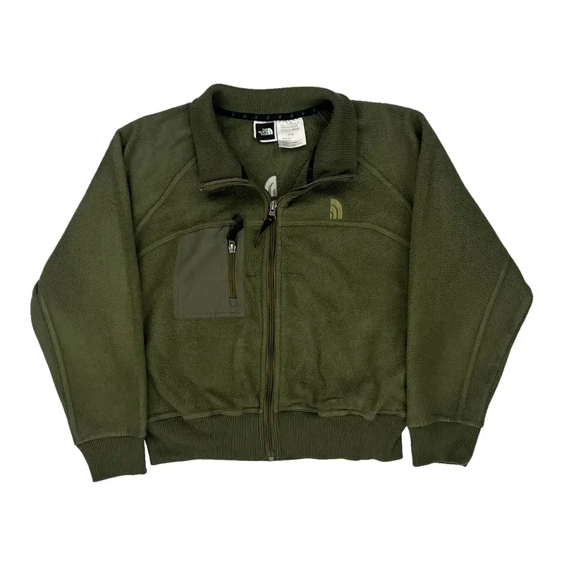The North Face Fleece Jacket - Medium Green Polyester