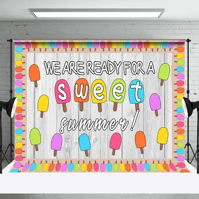 Wooden Ready For A Sweet Summer Backdrop For Party