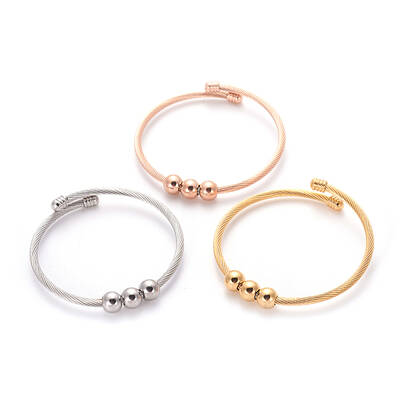304 Stainless Steel Torque Bangle Sets