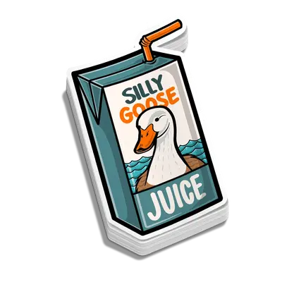 Silly Goose - Hard Hat Decal