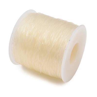Round Elastic Crystal Thread