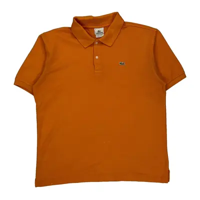 Lacoste Polo Shirt - XL Orange Cotton