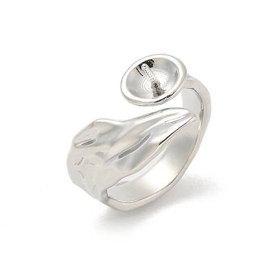 Brass Open Cuff Ring Settings
