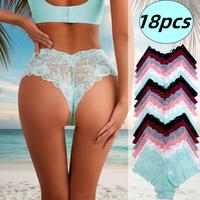BBB   18pcs mixed-color women's underwear lace, flower, patchwork, bow design is elastic, soft and comfortable, close to the ...