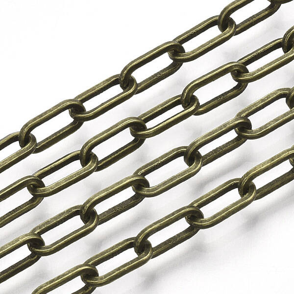 Unwelded Iron Paperclip Chains