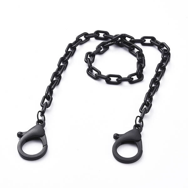 Personalized ABS Plastic Cable Chain Necklaces