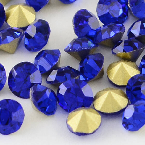 Grade A Glass Pointed Back Chaton Rhinestones