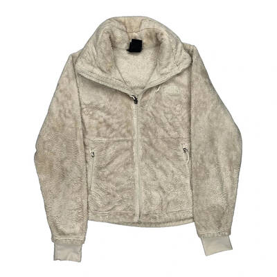 The North Face Fleece Jacket - Small Cream Polyester