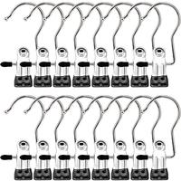 20 Pack Laundry Hooks, Clothes Pins and Hanging Clips Heavy Duty Clothes Hangers for Closet, Pants, Skirts,Socks, Handbags,Wa...