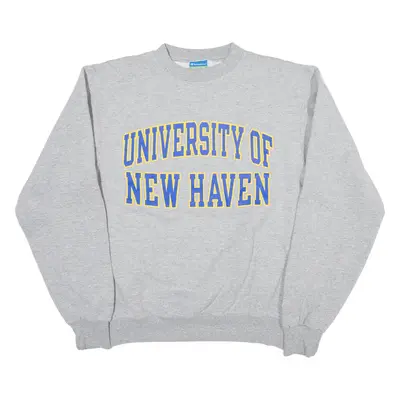 CHAMPION University Of New Haven USA Sweatshirt Grey Mens S