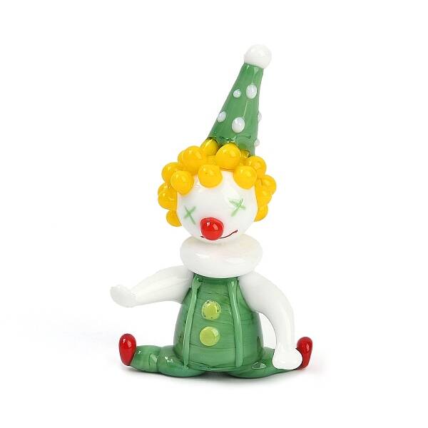 Handmade Lampwork Clown Display Decorations