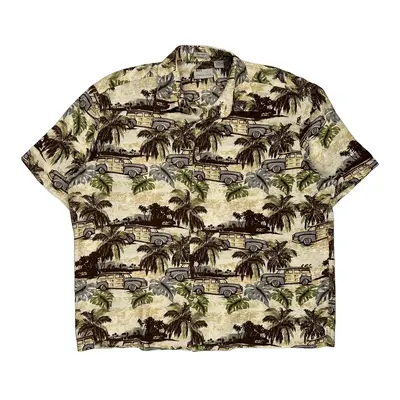 Natural Issue Hawaiian Shirt - XL Multicoloured Viscose