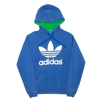 ADIDAS Mens Blue Hoodie S