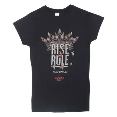 GILDAN Backstage Club Womens T-Shirt Black S