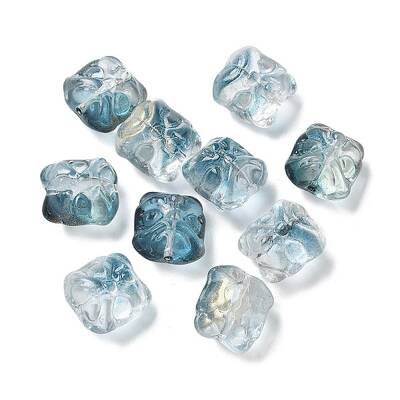 Baking Painted Transparent Glass Beads