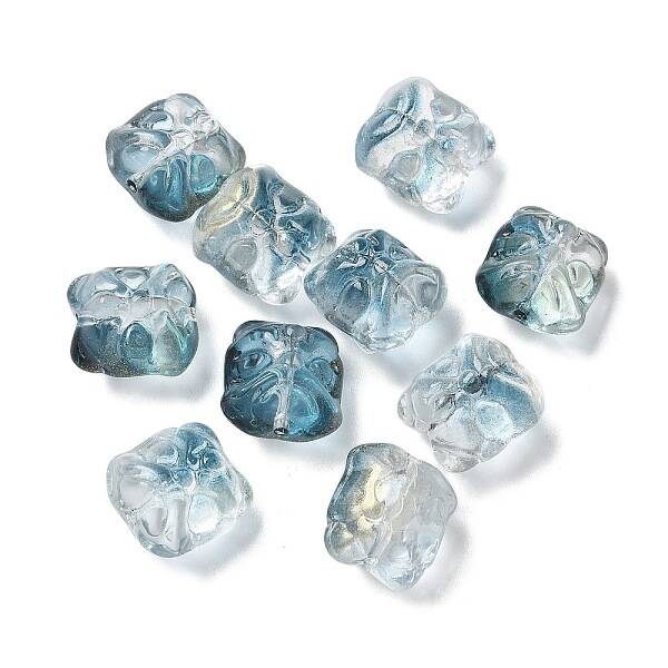 Baking Painted Transparent Glass Beads