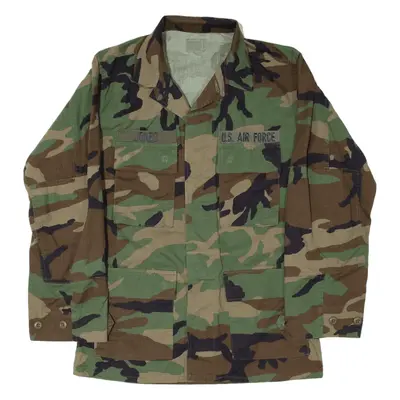 DJ MANUFACTURING CO US Air Force Regular Combat Jacket Green Camouflage Mens S