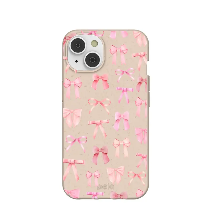 Seashell Rosy Bows iPhone 14/16e Case