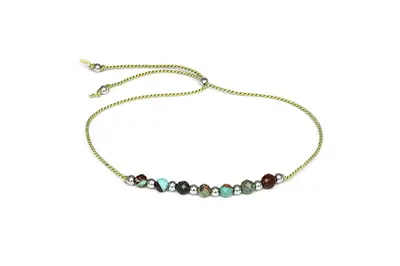 Agato Turquoise rope bracelet HE37R3S-LG