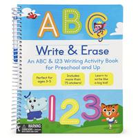 Write & Erase ABC and 123 -- Cottage Door Press - Spiral