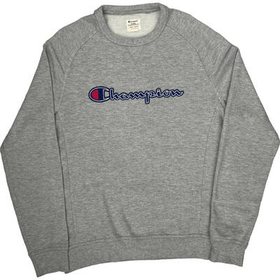 Champion Athletic Apparel Sweatshirt - Large - Grey Cotton Blend