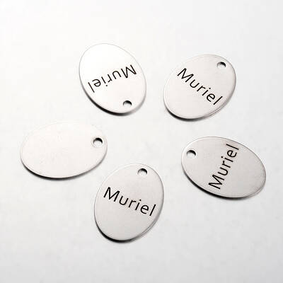Non-Tarnish Spray Painted Stainless Steel Pendants