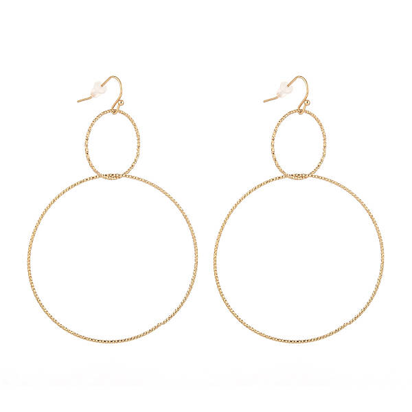 PVD Vacuum Plating 304 Stainless Steel Dangle Earrings