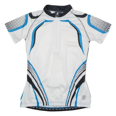 CRIVIT SPORTS Cycling Womens Jersey White 1/2 Zip S