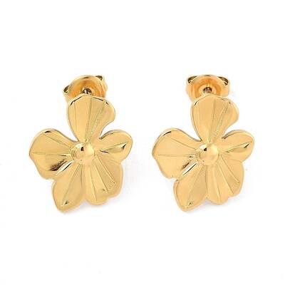Ion Plating(IP) 304 Stainless Steel Stud Earrings