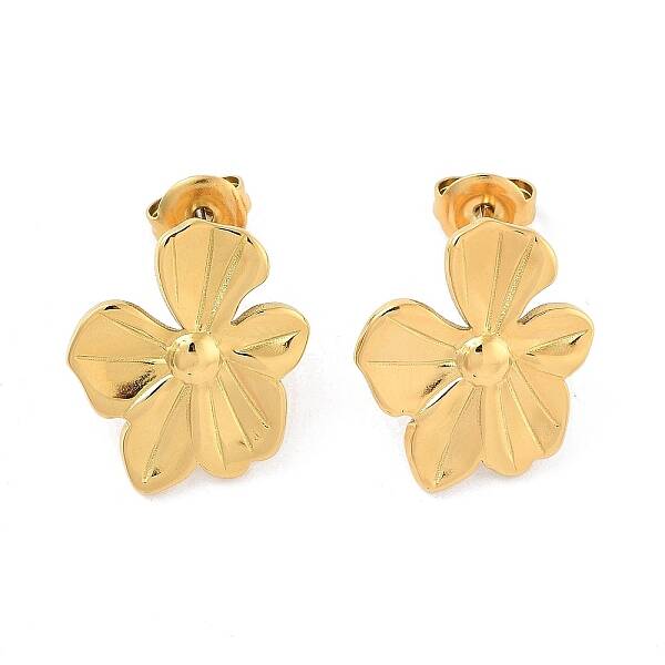 Ion Plating(IP) 304 Stainless Steel Stud Earrings