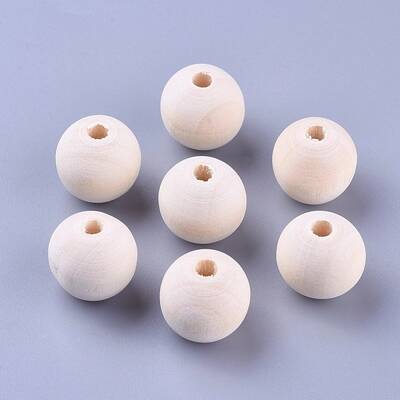 Unfinished Wood Beads