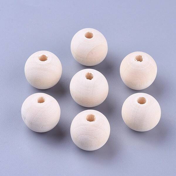 Unfinished Wood Beads