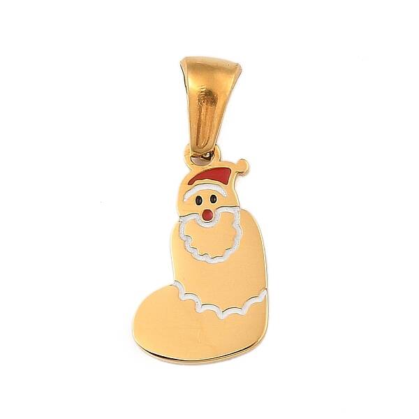 Christmas Theme 304 Stainless Steel Pendants