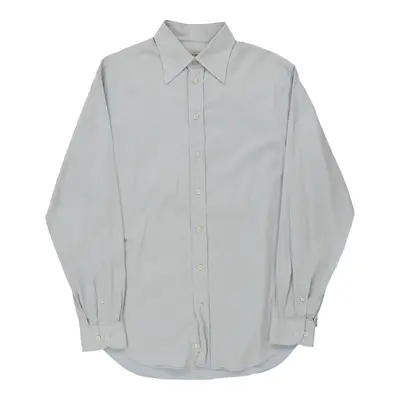 Emporio Armani Shirt - Large Blue Cotton