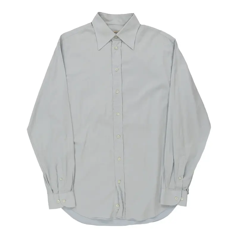 Emporio Armani Shirt - Large Blue Cotton