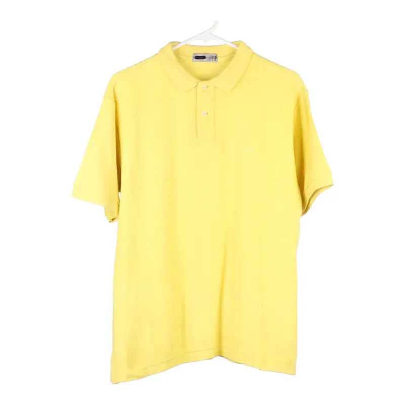 Fila Polo Shirt - Large Yellow Cotton