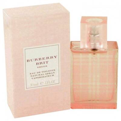 Burberry Brit Sheer Perfume for Women - Eau de Toilette Spray 1.0 oz