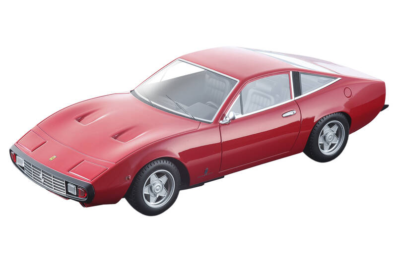 1971 Ferrari 365 GTC/4 Rosso Corsa/ Red with Black Interior Mythos Series Limited Edition to 150 pieces Worldwide 1/18 Model ...