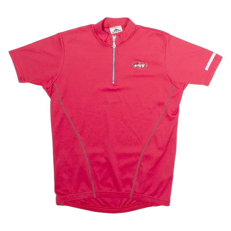 AESSE Cycling Mens Jersey Pink 1/4 Zip L