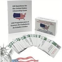 U.S Citizenship Flash Cards 2025 -English/Spanish,Naturalization Study Guide with 100 US Civics Questions & Answers, US Civic...